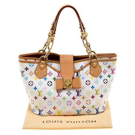 louis vuitton bag white multicolor|Louis Vuitton multicolor monogram bag.